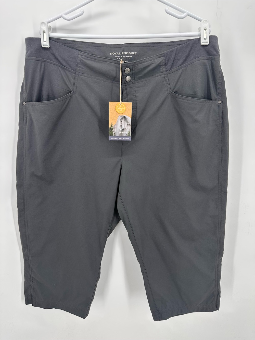 Royal Robbins Asphalt Jammer II Outdoor Stretch Capri Size 18